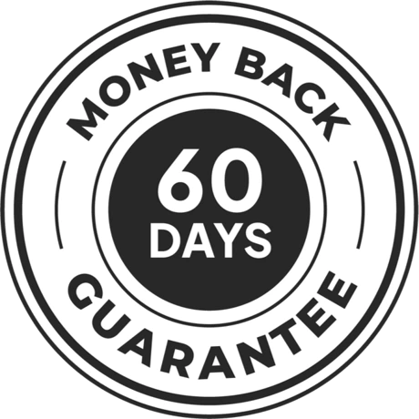 60 days money back guarantee seal